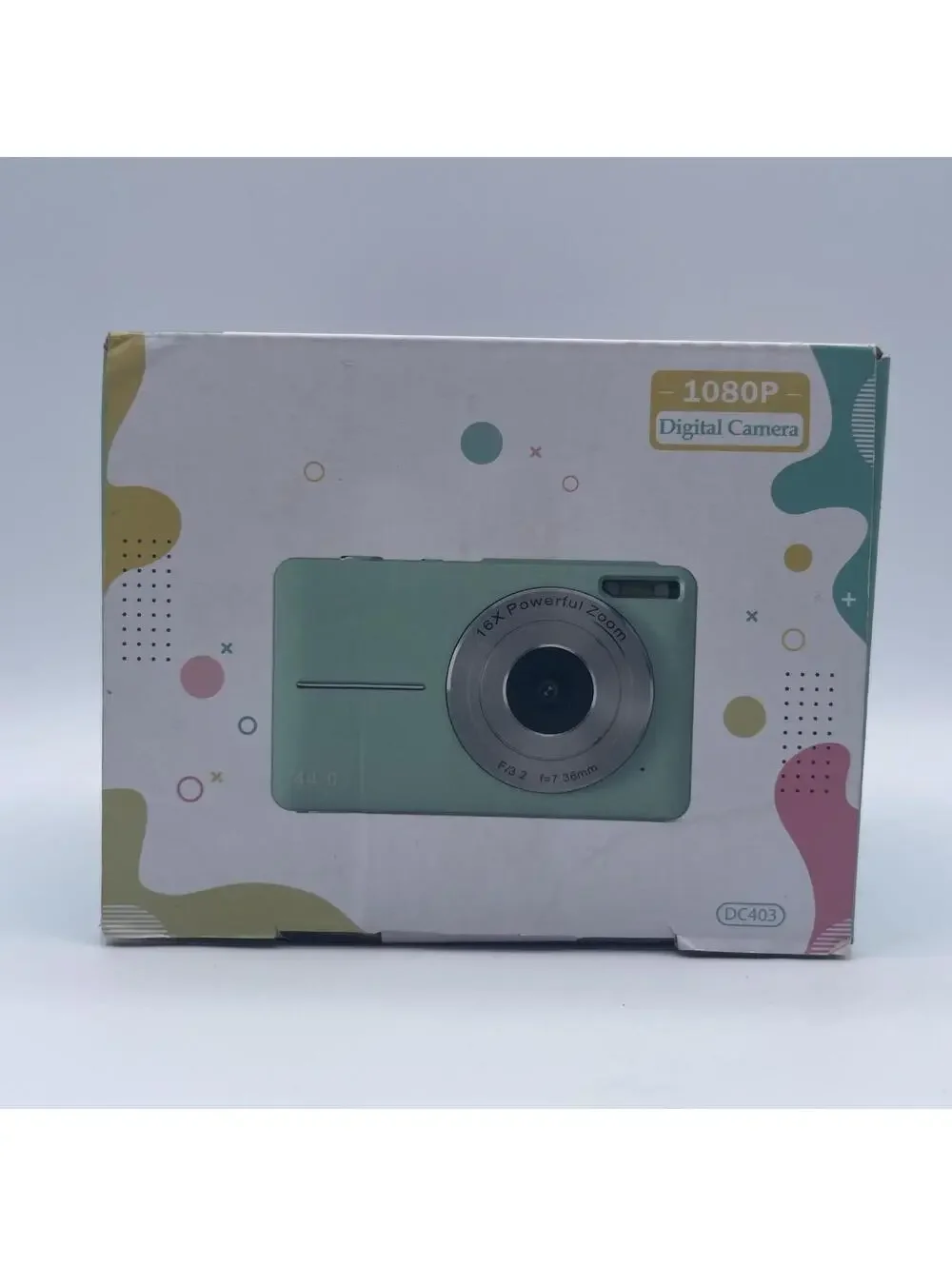 Pink DC403 Compact Digital Camera 44MP 16x Zoom 1080p HD Video USB Lithium-Ion